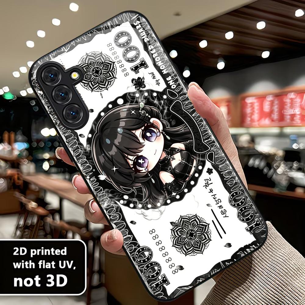 Phone Cases Quad Lock - Cartoon-Mädchen Banknoten Handyhülle S26 Ultra Case