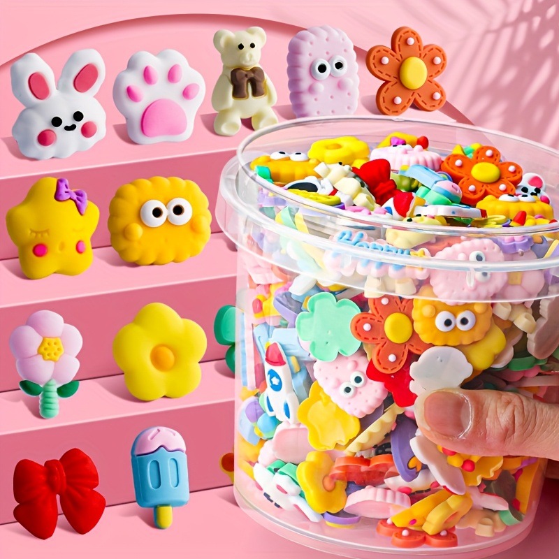 Phone Cases Rubber - 100 Stück DIY-Aufkleber aus weichem Gummi