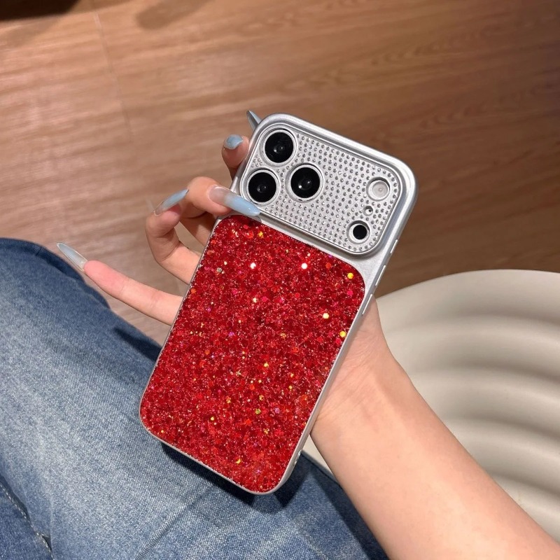 Glitzer-Diamant-Kameraobjektiv – Phone Cases Aesthetic Bewertung und Preis