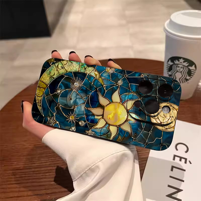 Ästhetische Sonne-Mond-Print H – Phone Cases Aesthetic Bewertung und Preis