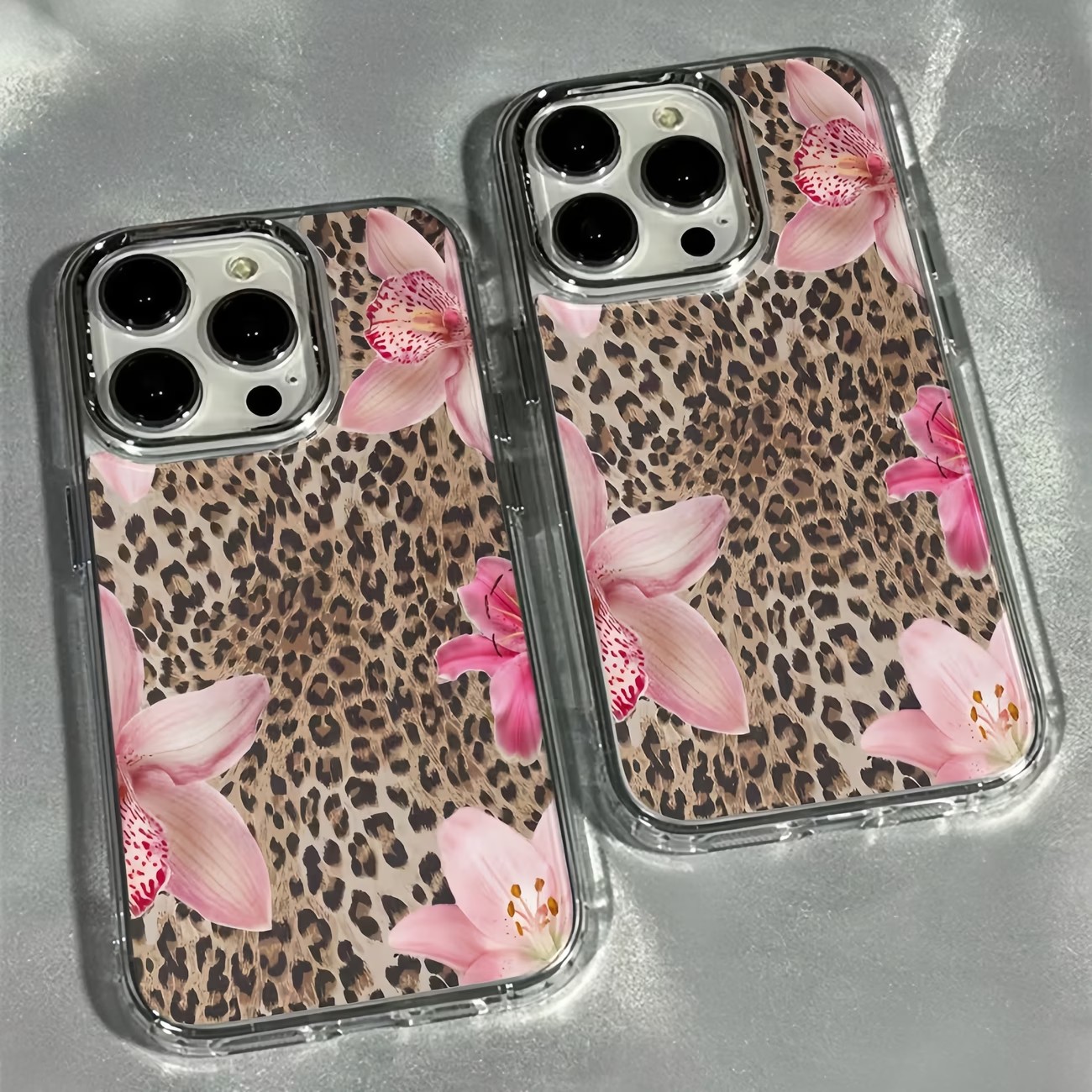 Leopardenmuster Lilienblüten T – Phone Cases Leopard Print Bewertung und Preis